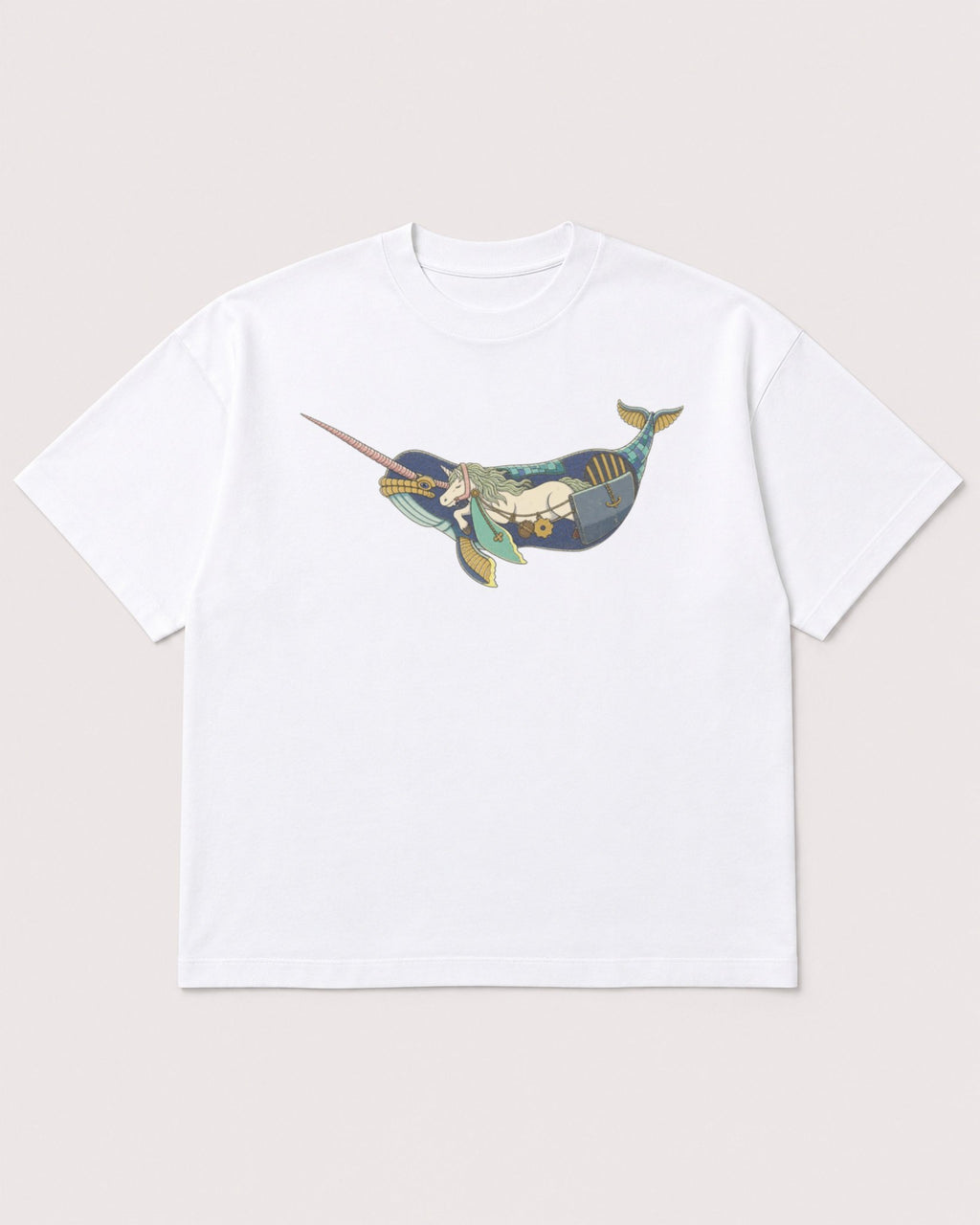 Mockup Boxy Heavyweight Tee White product
