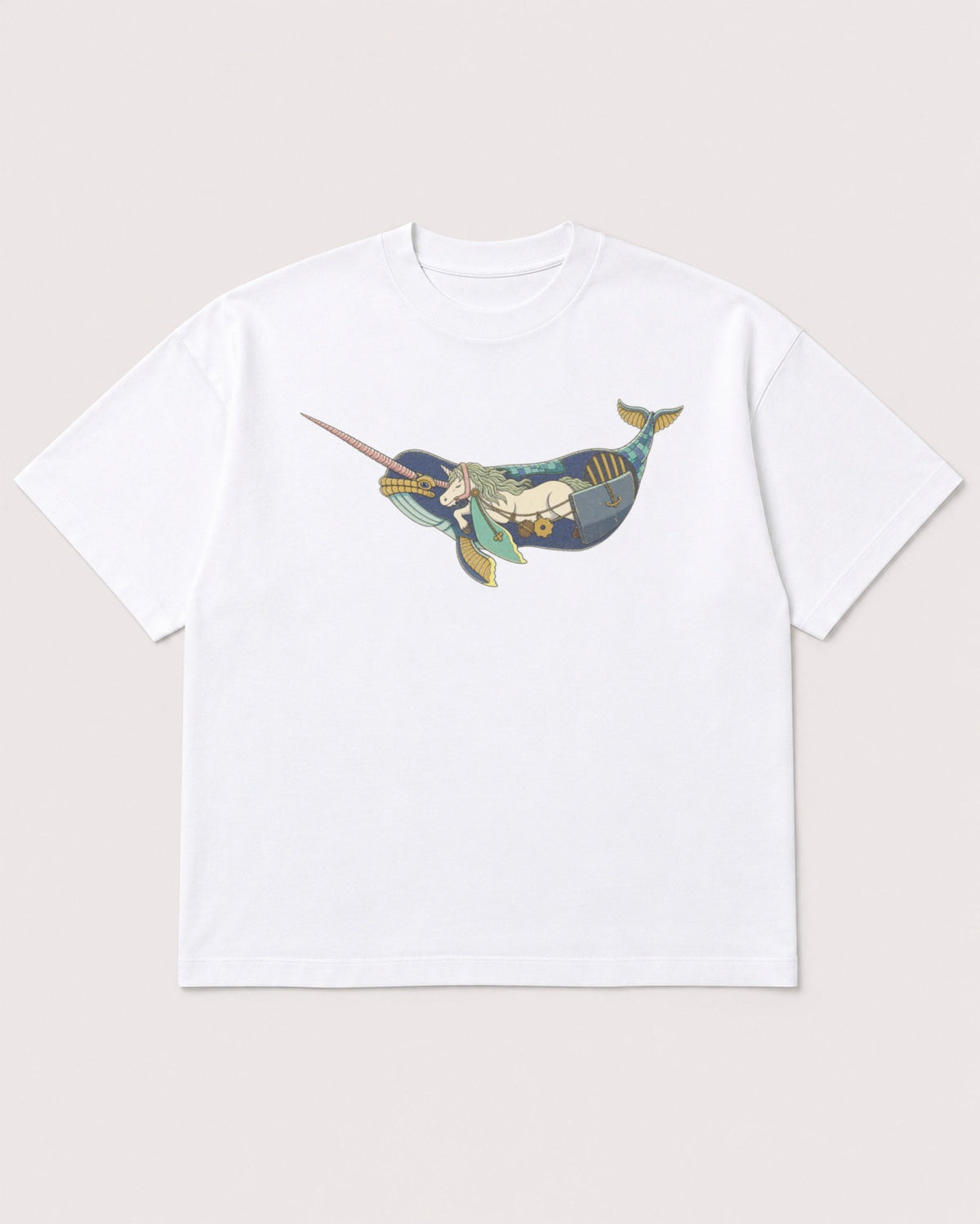 Mockup Boxy Heavyweight Tee White product