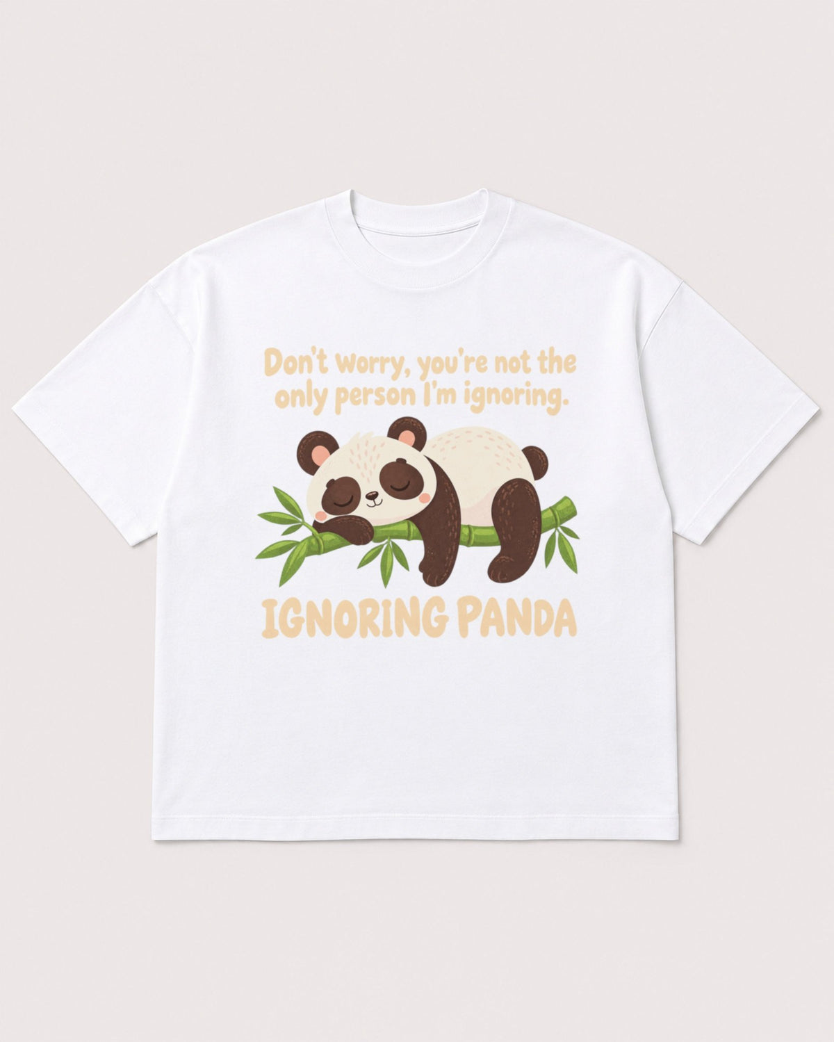 Mockup Boxy Heavyweight Tee White product
