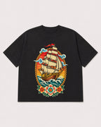 Mockup Boxy Heavyweight Tee Black product
