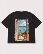 Mockup Boxy Heavyweight Tee Black product