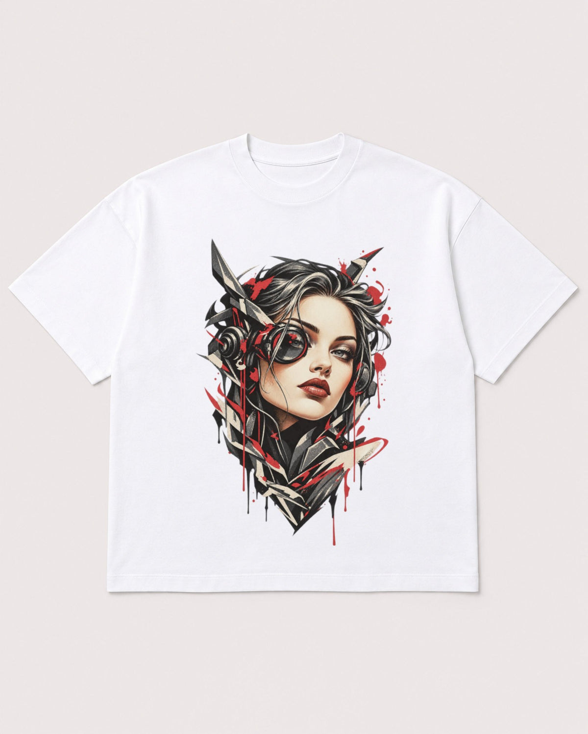 Mockup Boxy Heavyweight Tee White product