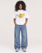 Mockup Boxy Heavyweight Tee White female full-body 05
