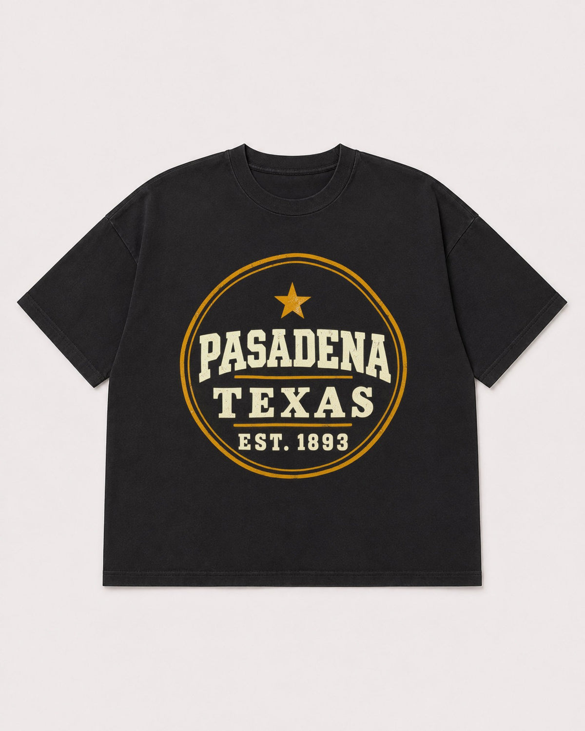 Mockup Boxy Heavyweight Tee Black product