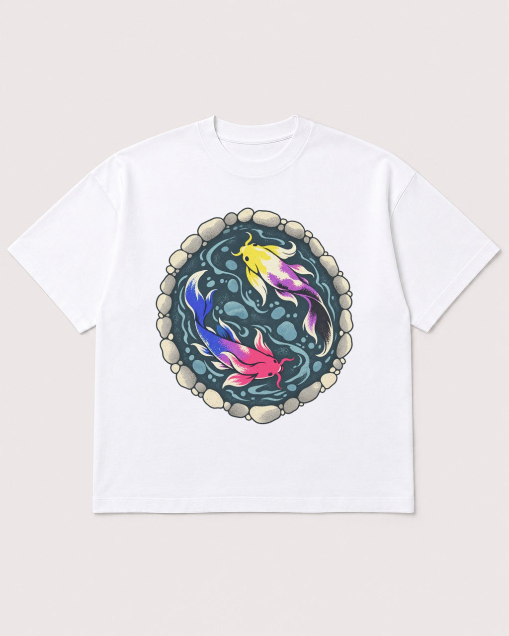 Mockup Boxy Heavyweight Tee White product