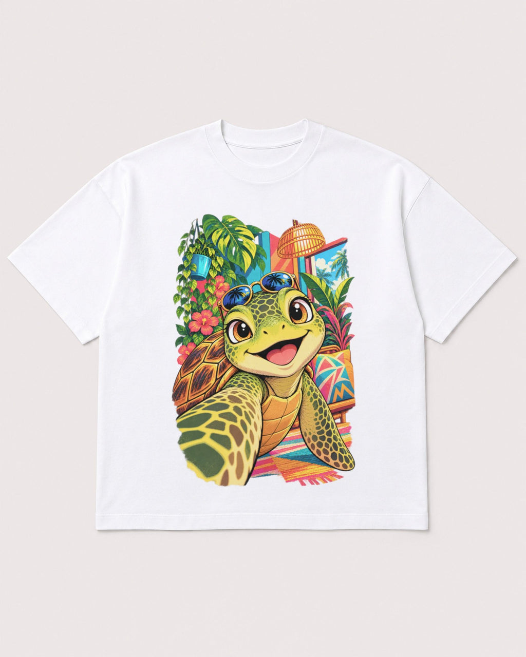 Mockup Boxy Heavyweight Tee White product
