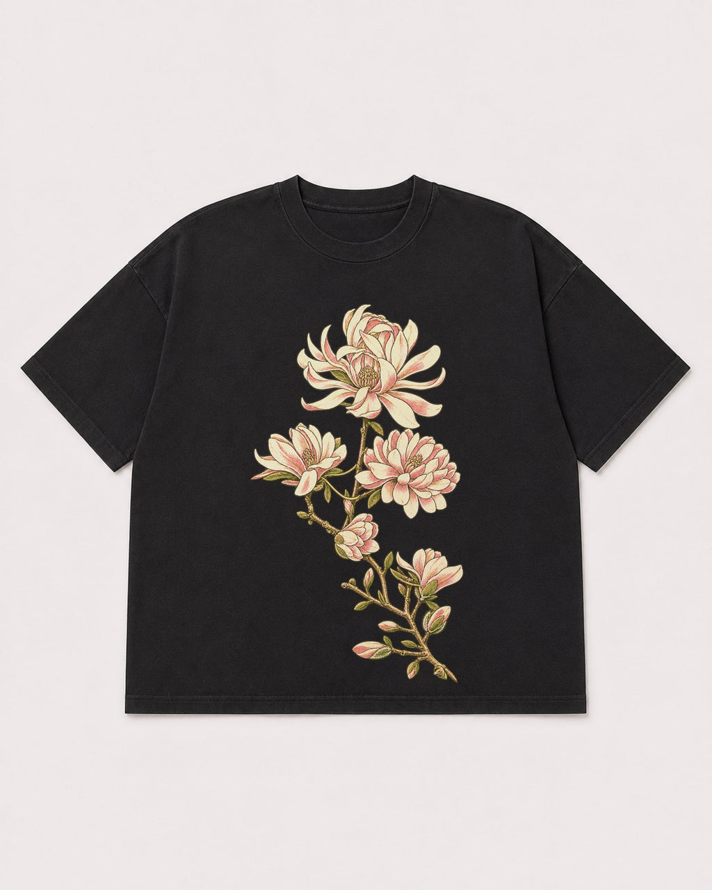 Mockup Boxy Heavyweight Tee Black product