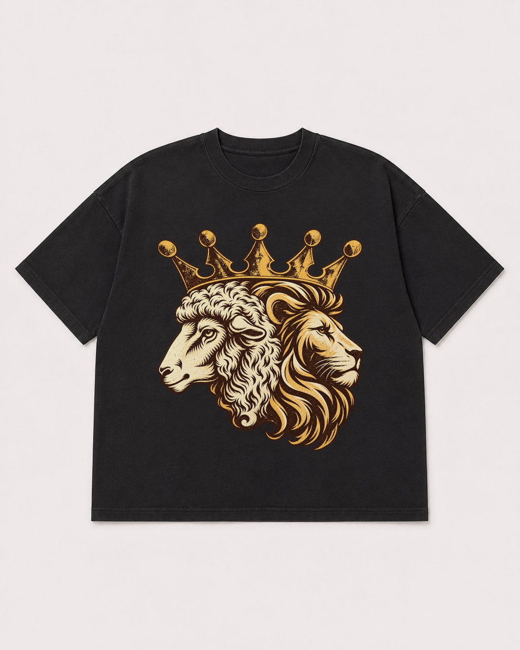 Mockup Boxy Heavyweight Tee Black product