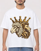 Mockup Boxy Heavyweight Tee White male close-up 02