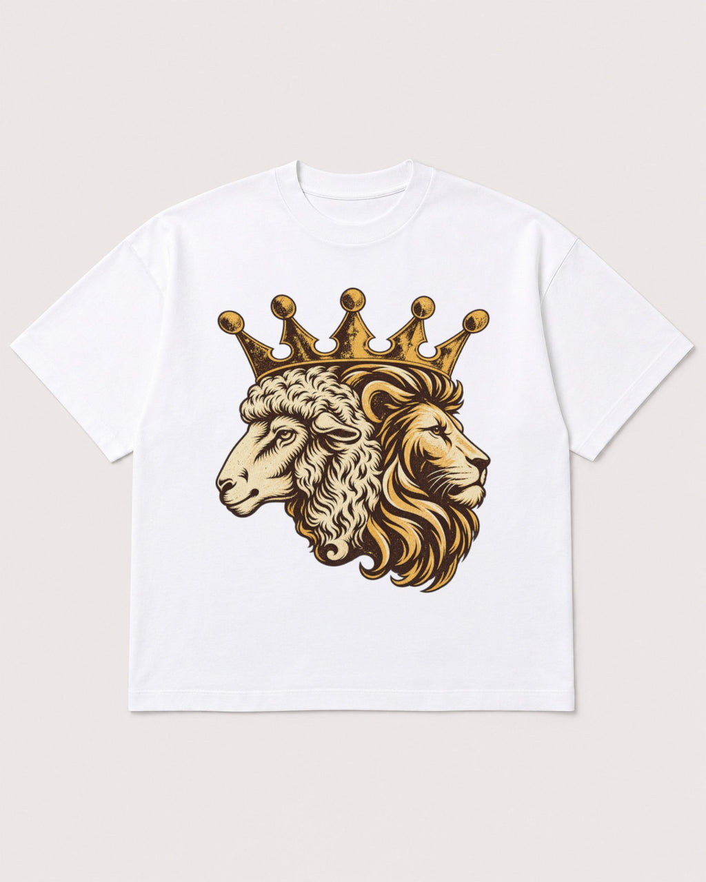 Mockup Boxy Heavyweight Tee White product