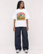 Mockup Boxy Heavyweight Tee White female full-body 04