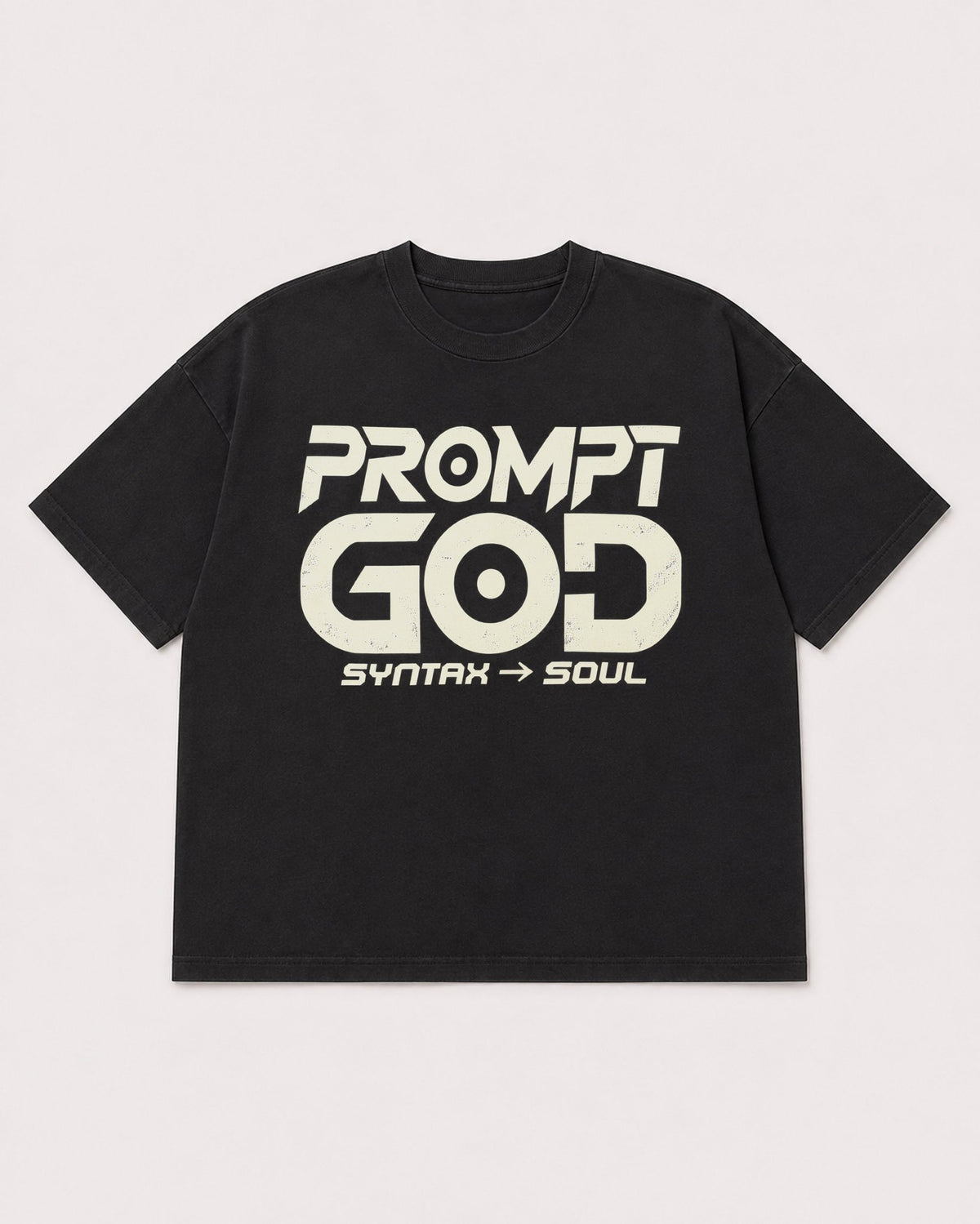 Mockup Boxy Heavyweight Tee Black product