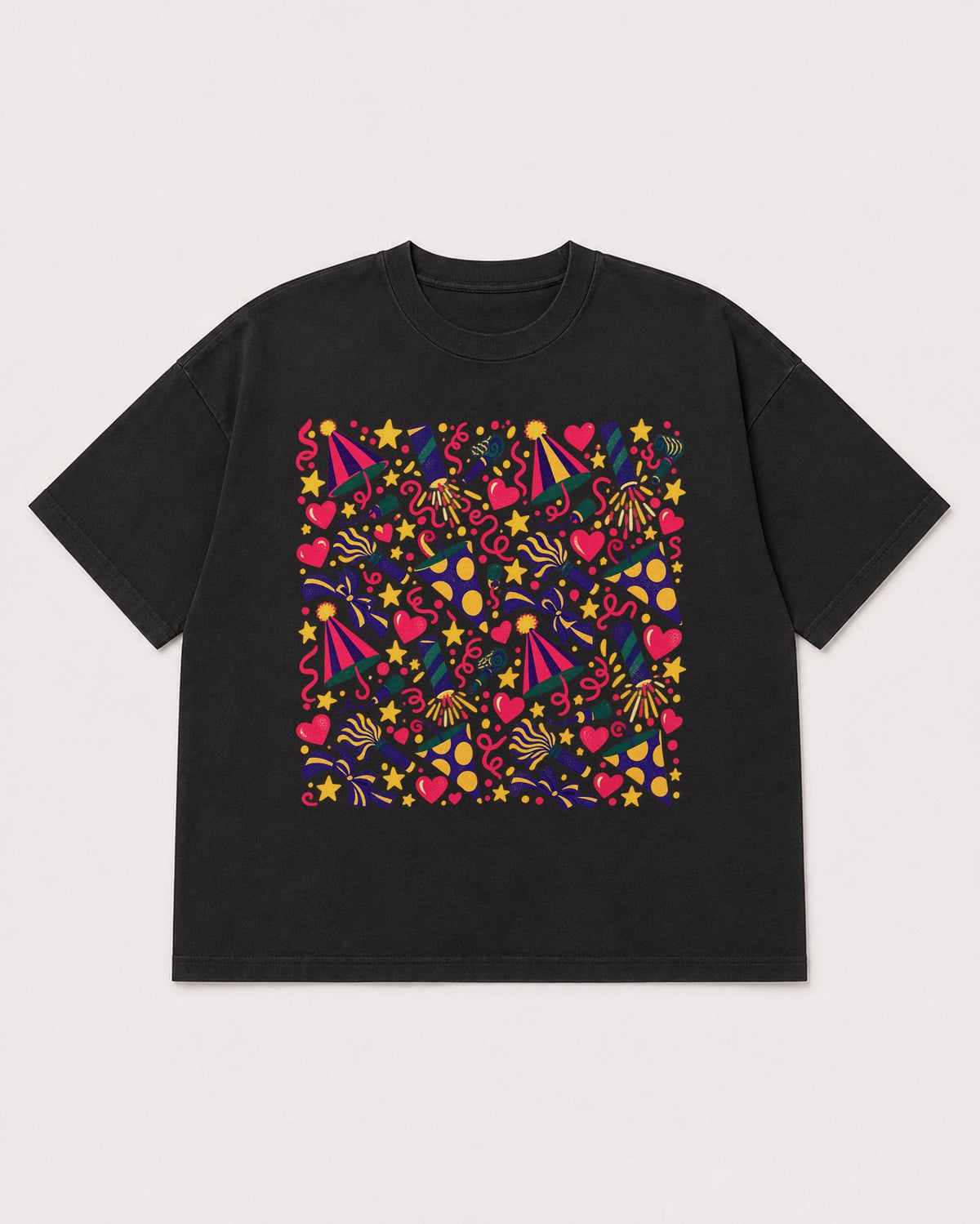 Mockup Boxy Heavyweight Tee Black product