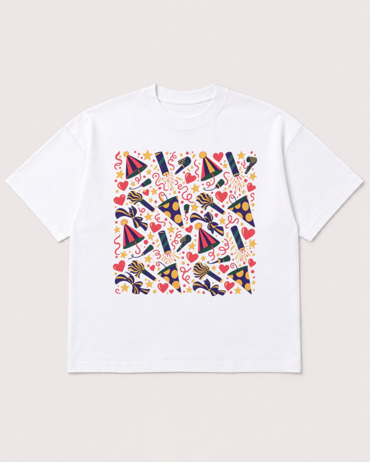 Mockup Boxy Heavyweight Tee White product