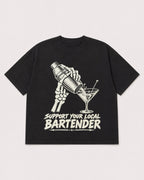 Mockup Boxy Heavyweight Tee Black product