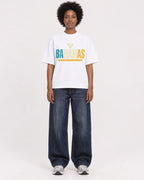 Mockup Boxy Heavyweight Tee White female full-body 14