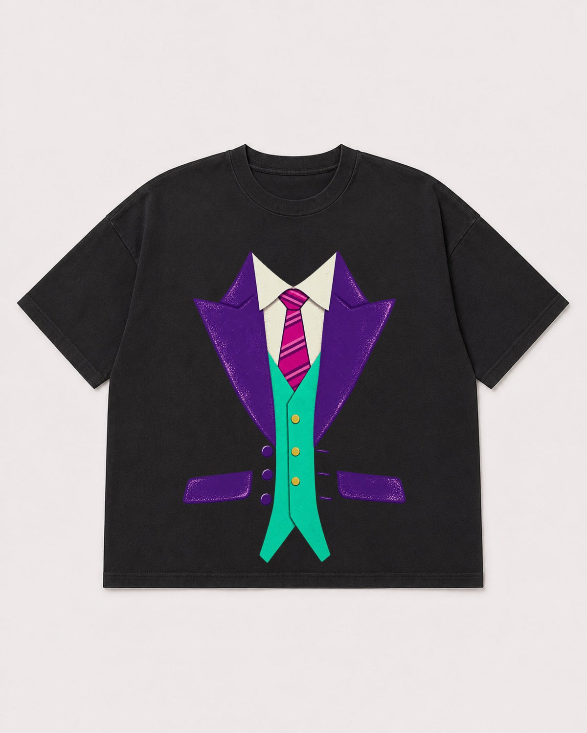 Mockup Boxy Heavyweight Tee Black product