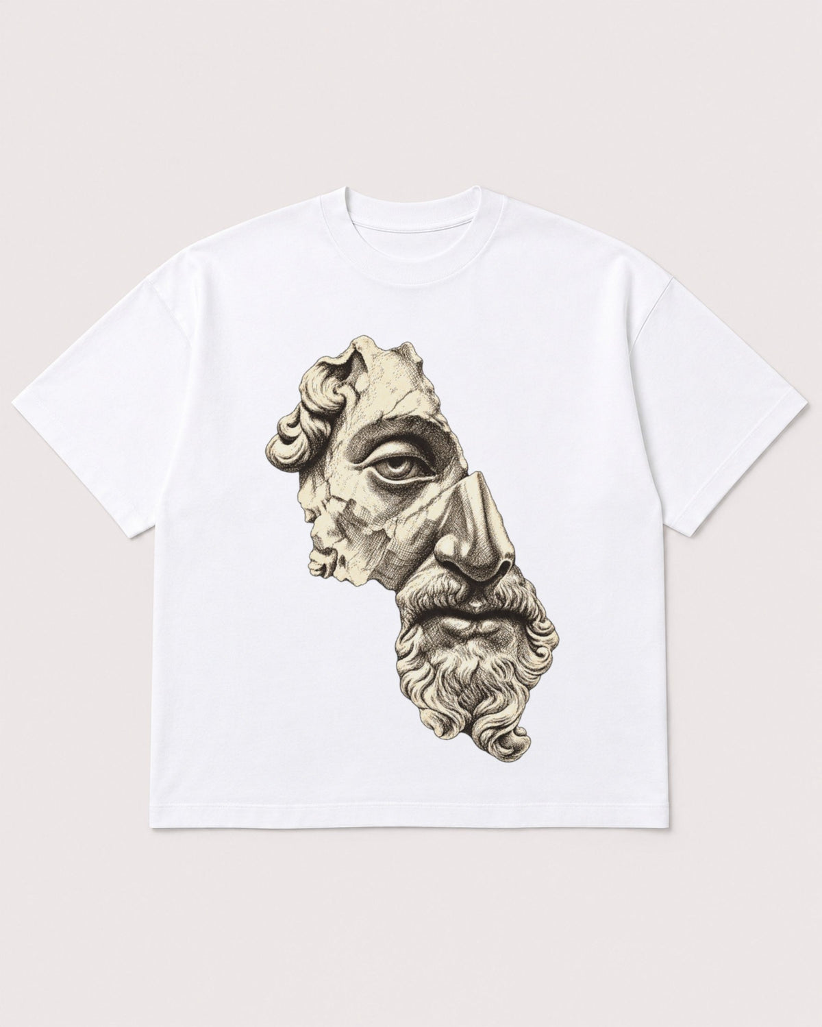 Mockup Boxy Heavyweight Tee White product
