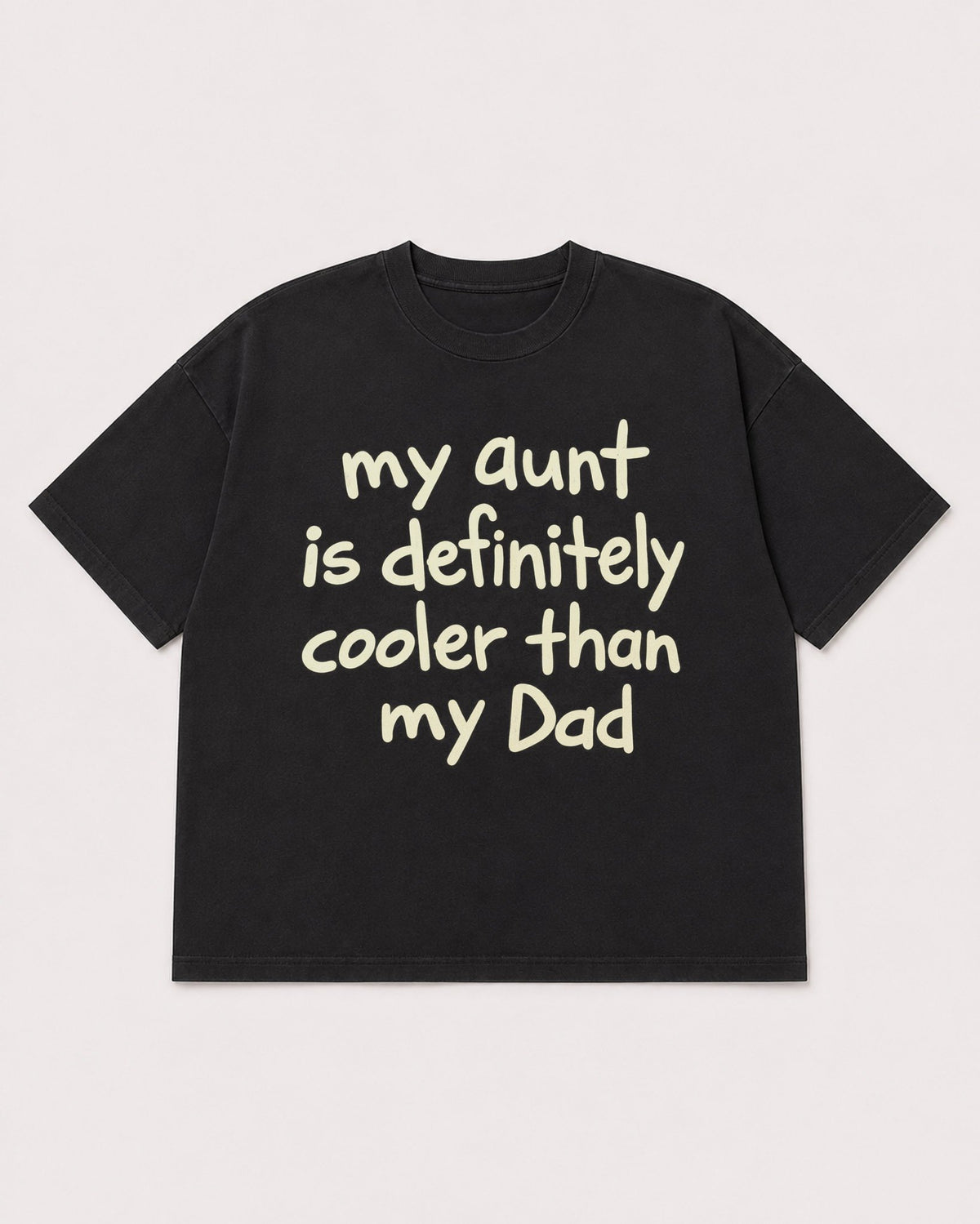 Mockup Boxy Heavyweight Tee Black product