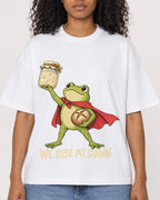 Mockup Boxy Heavyweight Tee White female close-up 05