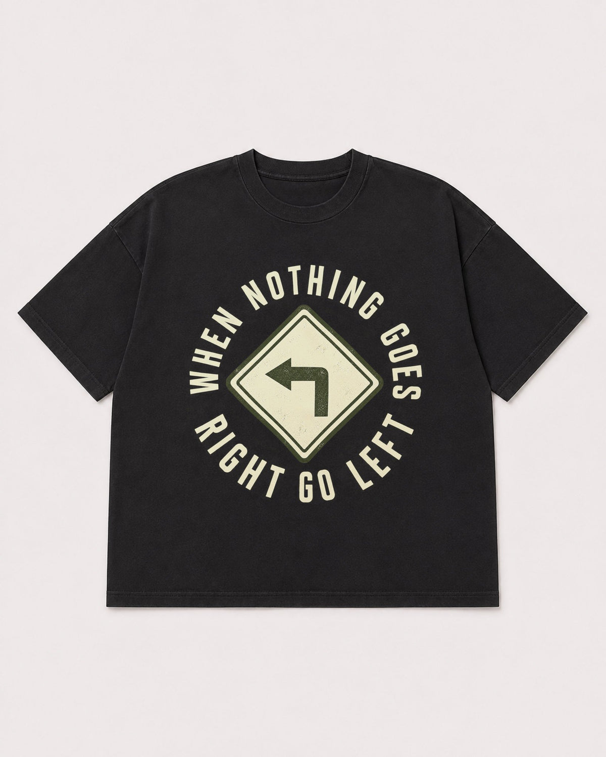 Mockup Boxy Heavyweight Tee Black product