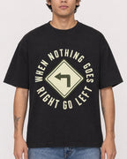 Mockup Boxy Heavyweight Tee Black male close-up 06