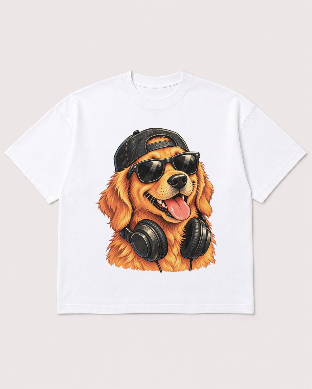 Mockup Boxy Heavyweight Tee White product