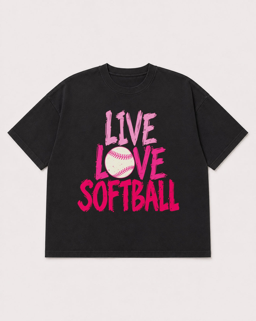 Mockup Boxy Heavyweight Tee Black product