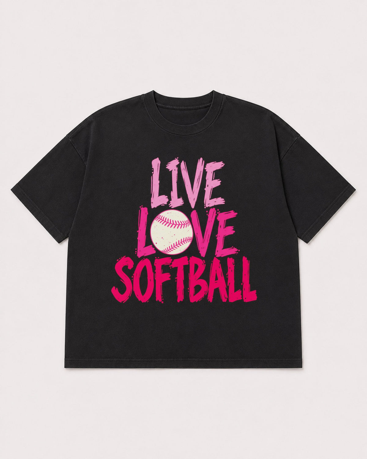 Mockup Boxy Heavyweight Tee Black product