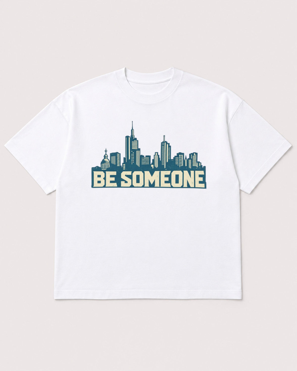 Mockup Boxy Heavyweight Tee White product