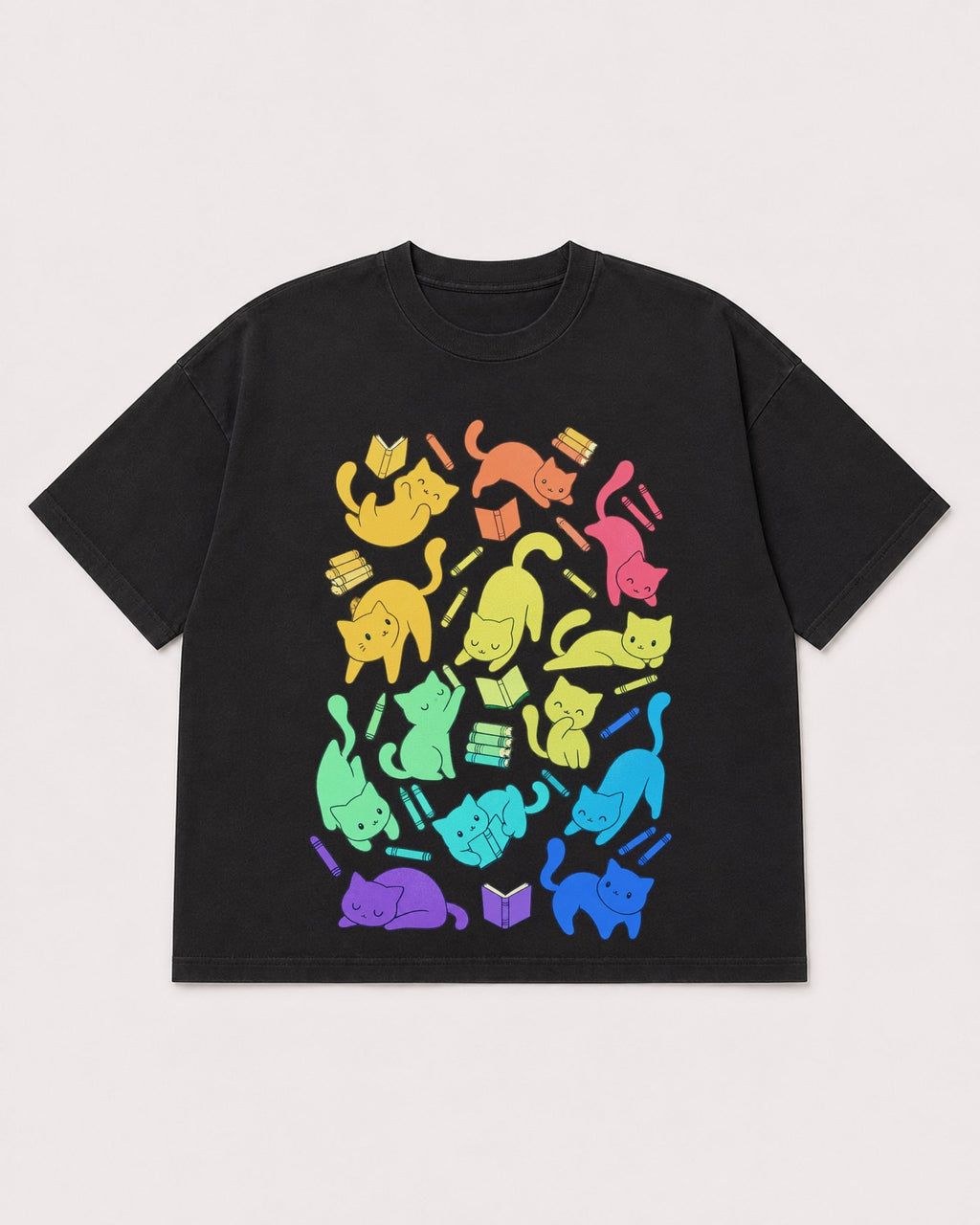 Mockup Boxy Heavyweight Tee Black product