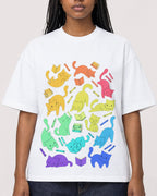 Mockup Boxy Heavyweight Tee White female close-up 04