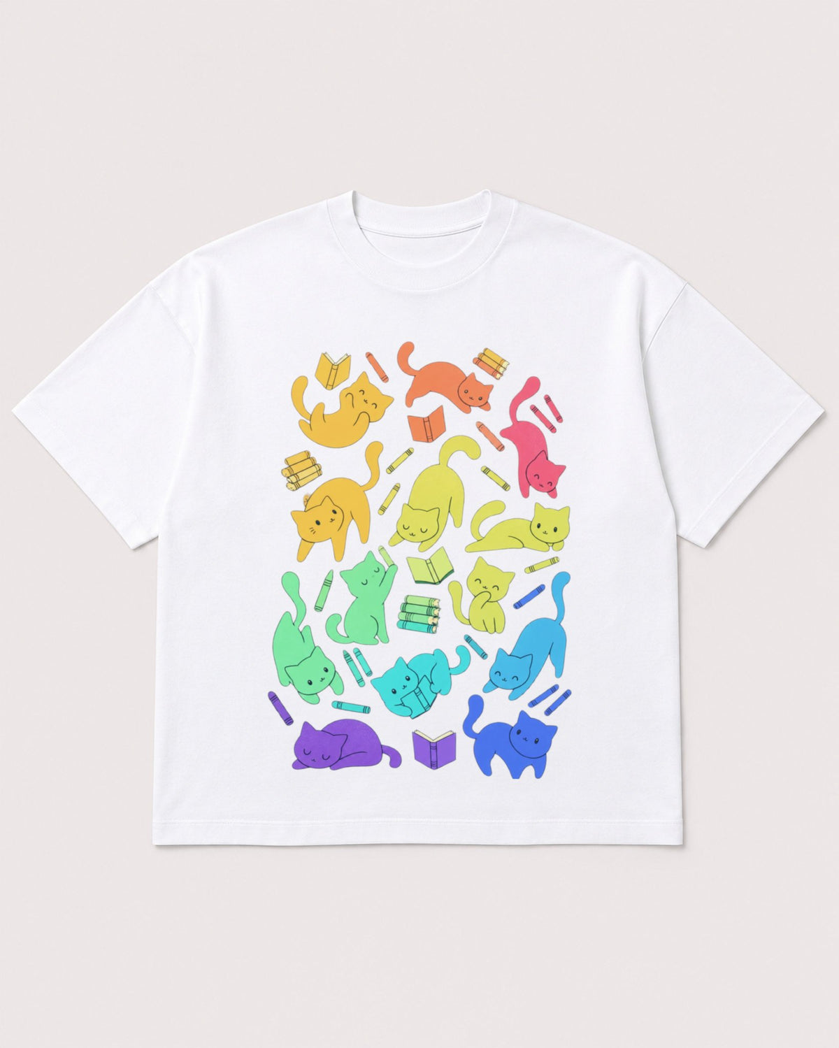 Mockup Boxy Heavyweight Tee White product