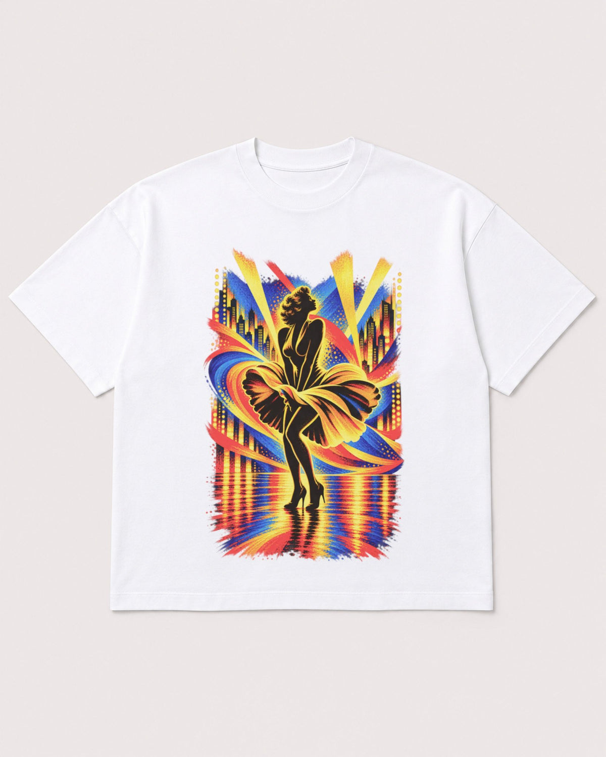 Mockup Boxy Heavyweight Tee White product