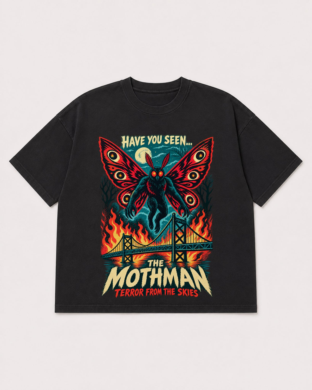 Mockup Boxy Heavyweight Tee Black product