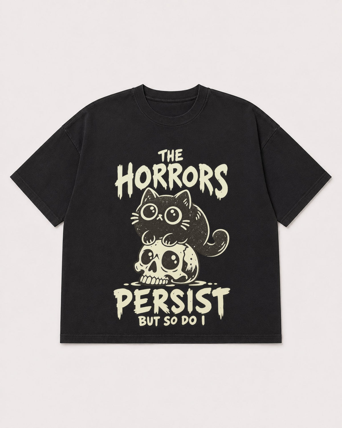 Mockup Boxy Heavyweight Tee Black product