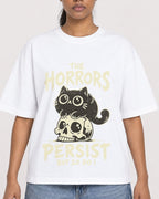 Mockup Boxy Heavyweight Tee White female close-up 25