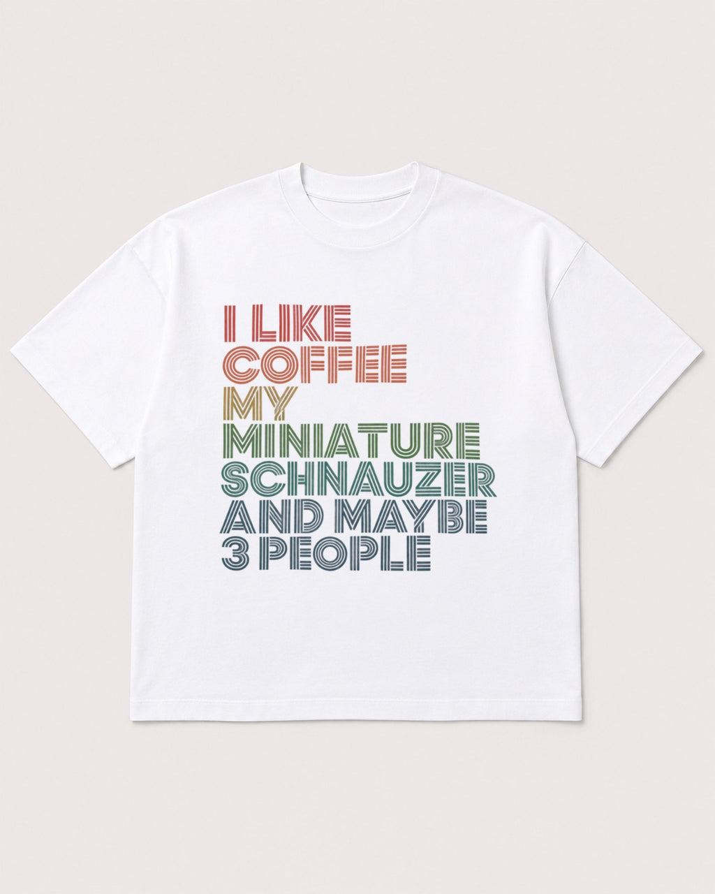 Mockup Boxy Heavyweight Tee White product