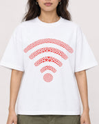 Mockup Boxy Heavyweight Tee White female close-up 02