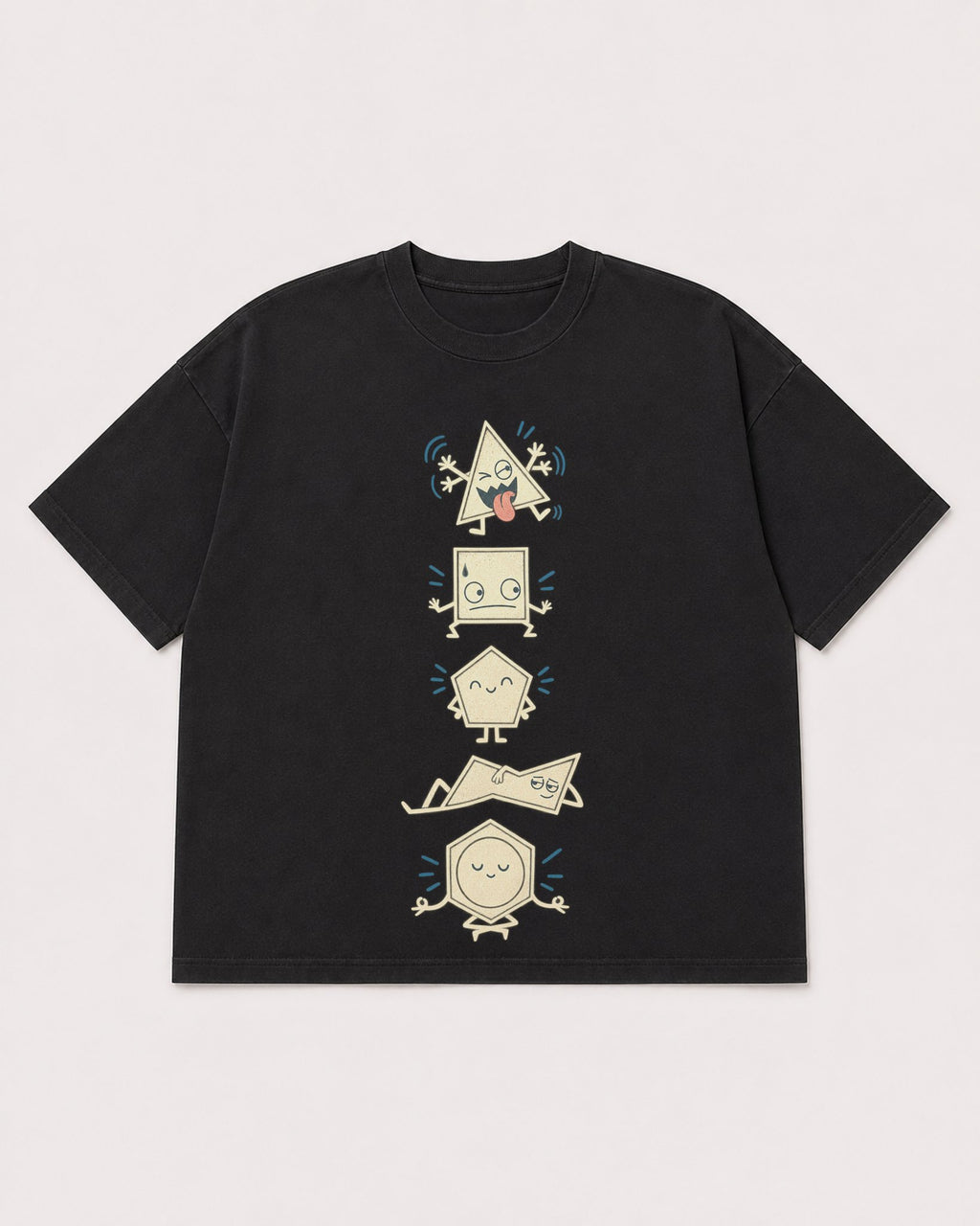 Mockup Boxy Heavyweight Tee Black product