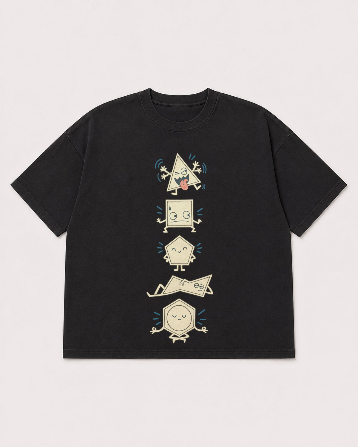 Mockup Boxy Heavyweight Tee Black product