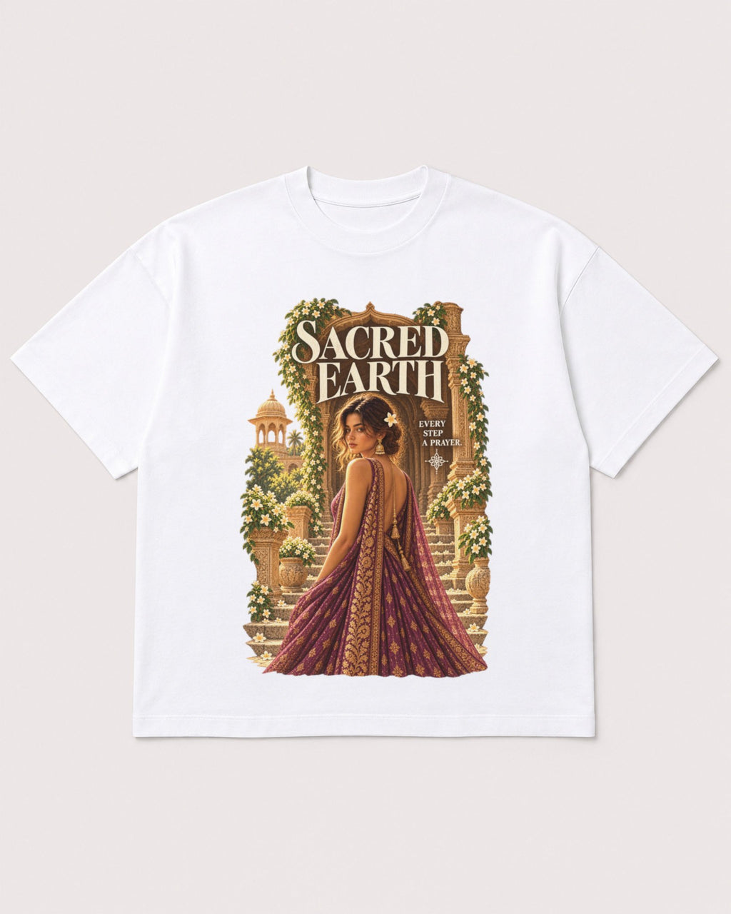Mockup Boxy Heavyweight Tee White product