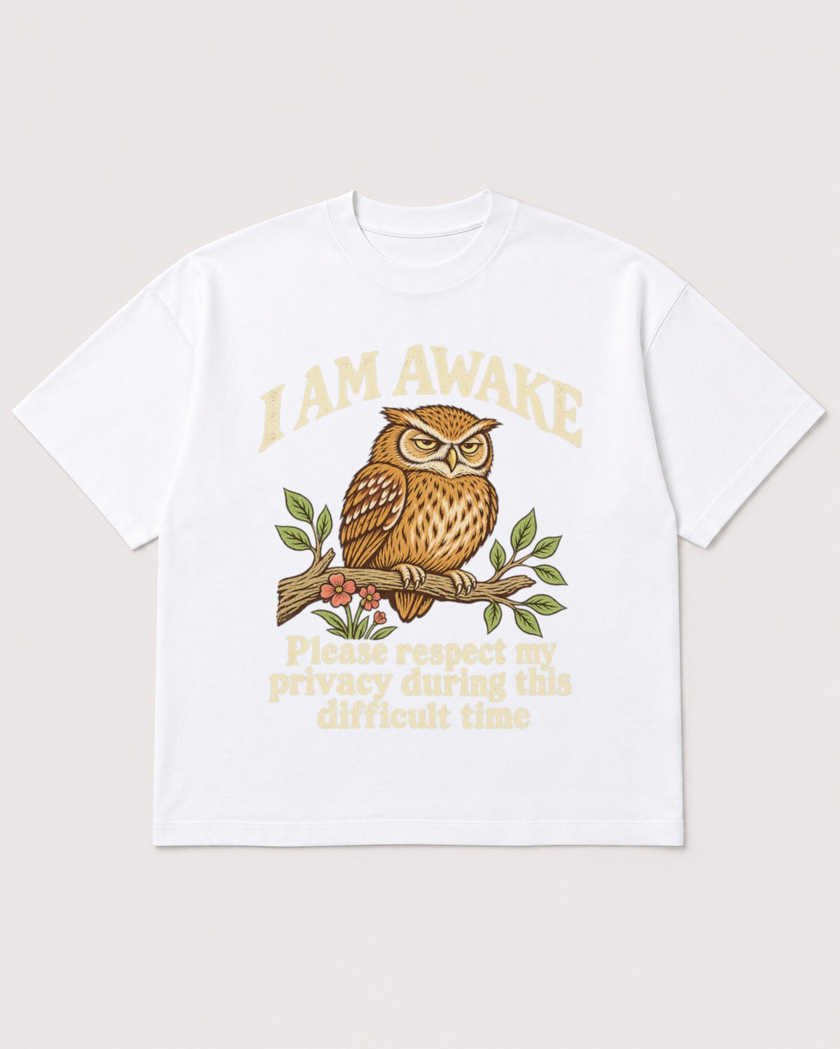 Mockup Boxy Heavyweight Tee White product