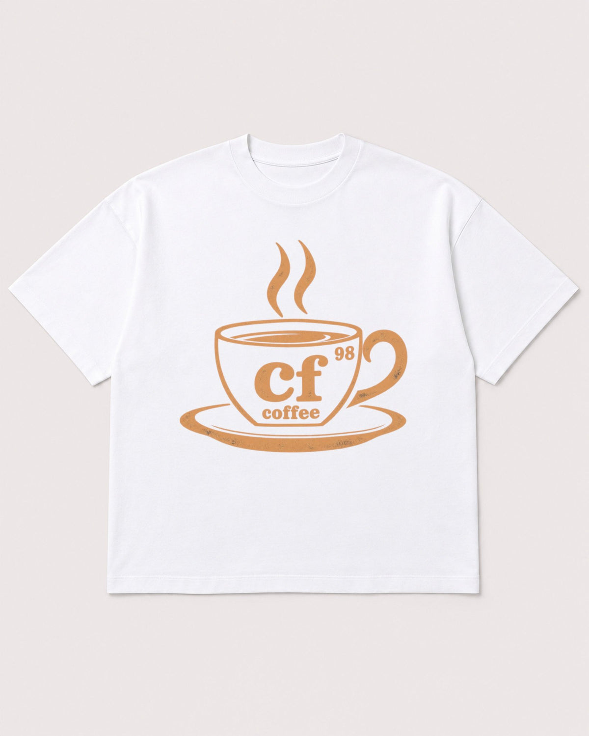 Mockup Boxy Heavyweight Tee White product