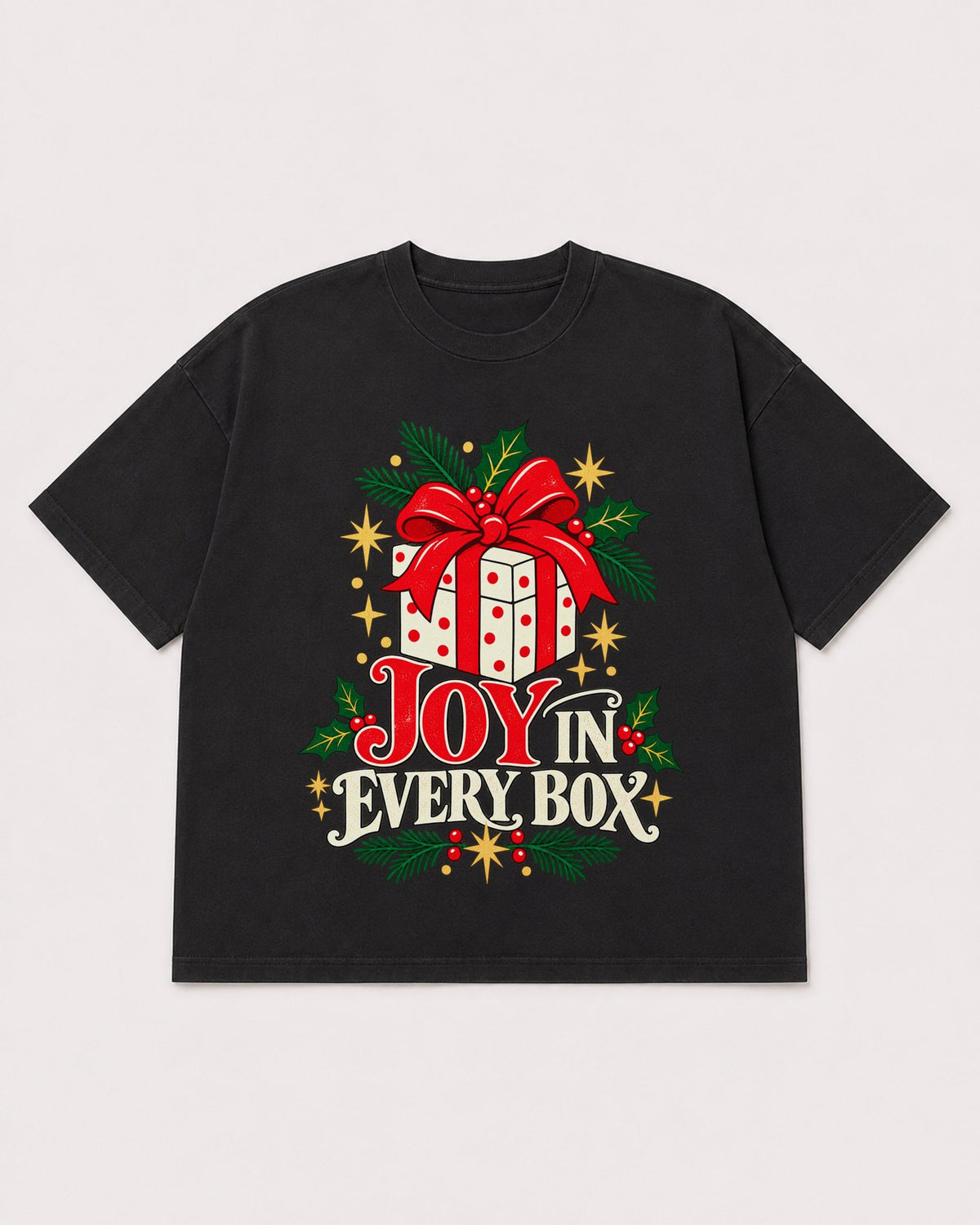 Mockup Boxy Heavyweight Tee Black product