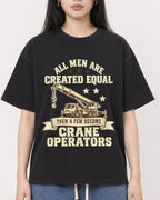 Mockup Boxy Heavyweight Tee Black female close-up 01