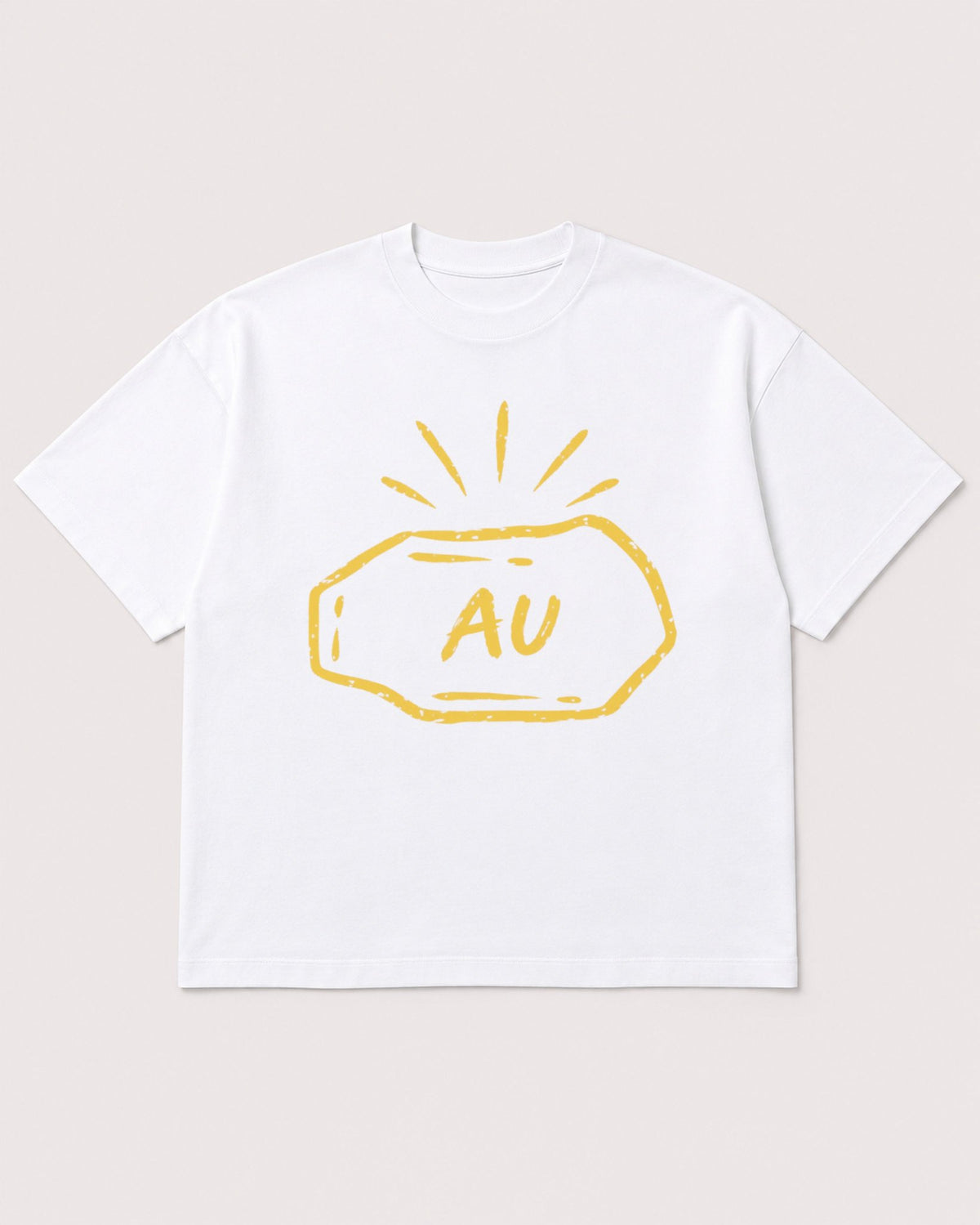 Mockup Boxy Heavyweight Tee White product