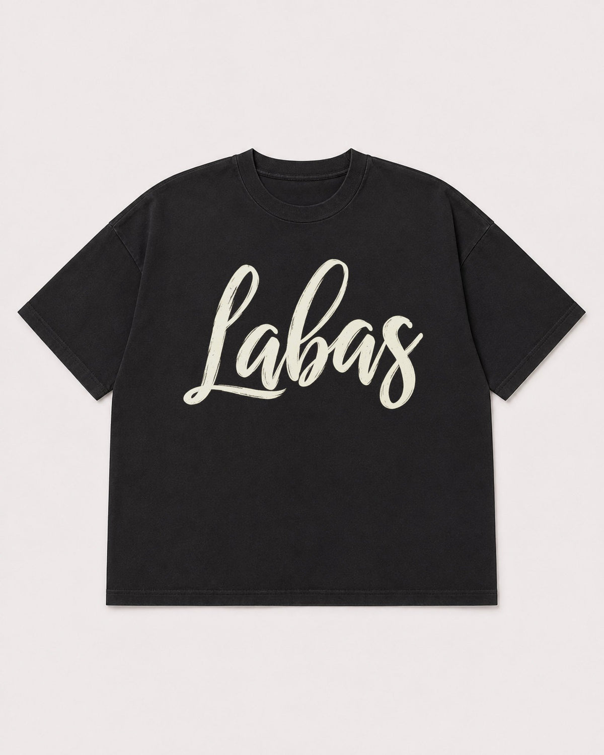 Mockup Boxy Heavyweight Tee Black product