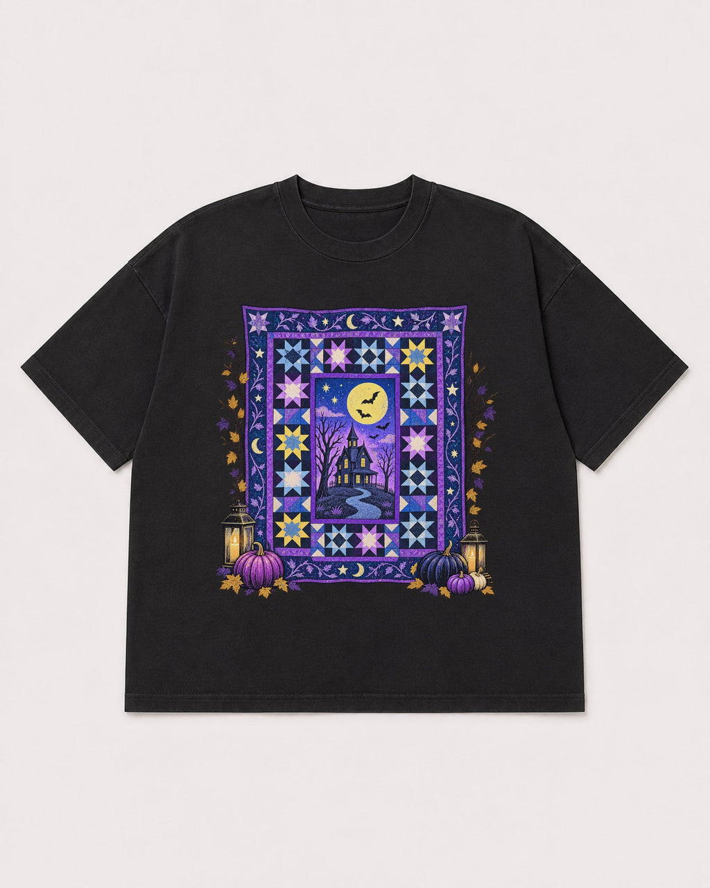 Mockup Boxy Heavyweight Tee Black product