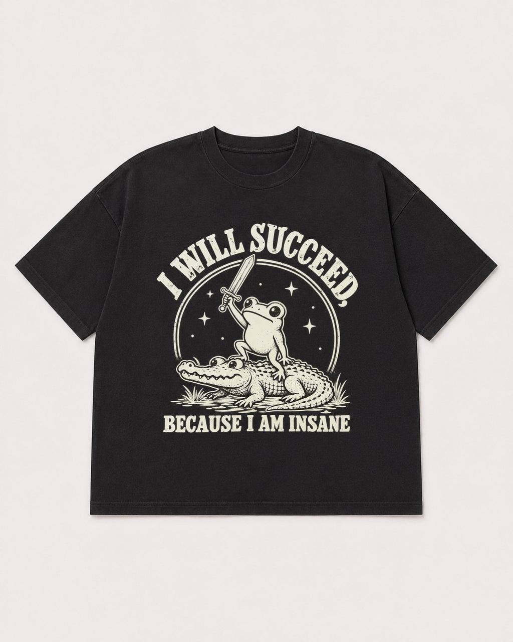 Mockup Boxy Heavyweight Tee Black product